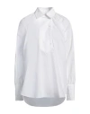 Patou Woman Shirt White Size 8 Cotton