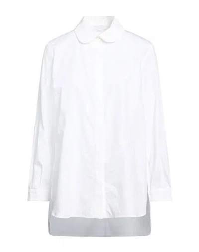 Patou Woman Shirt White Size 8 Cotton