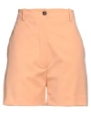 Patou Tailored Virgin Wool-blend Shorts In Orange