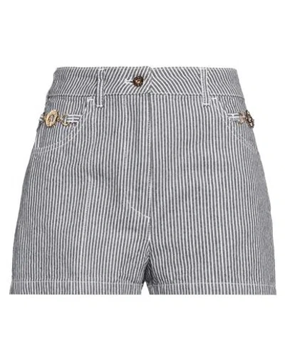 Patou Woman Shorts & Bermuda Shorts Blue Size 8 Cotton, Zamak