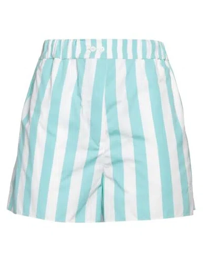 PATOU PATOU WOMAN SHORTS & BERMUDA SHORTS LIGHT GREEN SIZE 6 COTTON