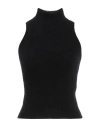 Patou Alpaca Sleeveless Top In Black