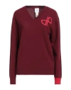Patou Jp V-neck Jumper In Red