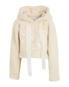 Patou Woman Sweatshirt Ivory Size M Polyester, Cotton In White