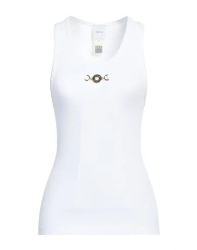 Patou Woman Tank Top White Size L Cotton