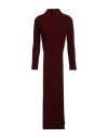Patou Woman Turtleneck Burgundy Size M Merino Wool In Red