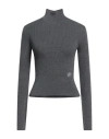 Patou Woman Turtleneck Grey Size Xs Merino Wool, Polyamide, Elastane In Gray