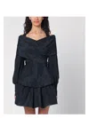 Patou Crossover Blouse With Bow Detail And Layered Look