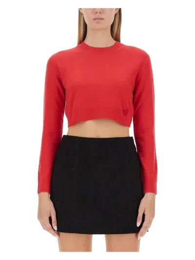 PATOU WOMEN'S CROPPED SHIRT