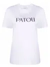 Patou Logo-print Organic-cotton T-shirt In White