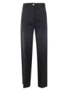 Patou Large Belt Trousers In Black