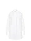 Patou Logo-embroidered Mini Shirt Dress