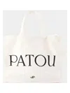 Patou Women's Large Shopper Bag In White