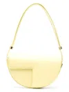 Patou Small Curved Shoulder Bag In Yellow,orange