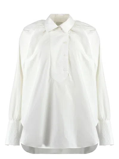 PATOU WOMEN'S POPLIN BLOUSE TOP
