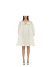 Patou Women's Ruffle Hem Dress