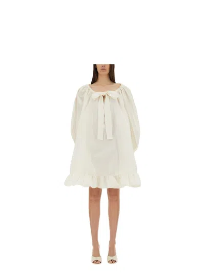 PATOU WOMEN'S RUFFLE HEM DRESS