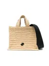 Patou Small  Tote Bag In Nude & Neutrals