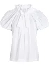Patou Drawstring T-shirt In White