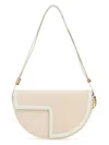 Patou Canvas And Leather Shoulder Bag