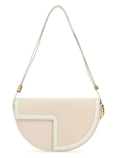Patou Women's Two-tone Canvas And Leather Leshoulder Bag | Ba0025500 Color 008n
