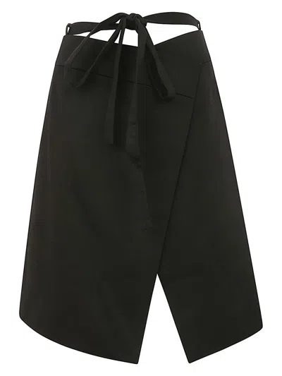 PATOU WOMEN'S WRAP MIDI SKIRT