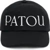 Patou Logo-embroidered Baseball Cap In Black