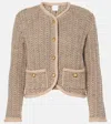 Patou Wool And Alpaca Cardigan In Beige