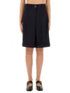 Patou Women's Wool Bermuda Shorts