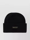 Patou Wool Blend Beanie Hat With Folded Cuff