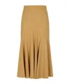 Patou Wool-blend Midi Mermaid Skirt