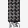 Patou Wool Blend Scarf With Logo In Red
