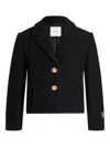 Patou Wool Tailored Jacket In Black