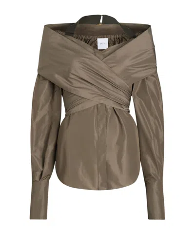 PATOU WRAP BLOUSE