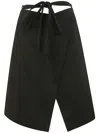 Patou Wrap Midi Skirt