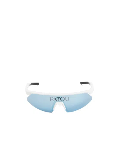 Patou X Bolle Logo Sunglasses In Blue