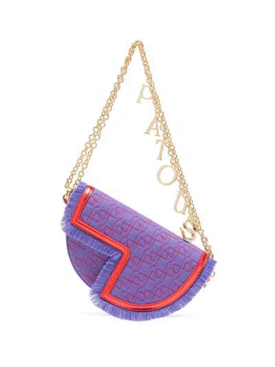 Patou Purple X Sita Le Petit  Shoulder Bag In Gold