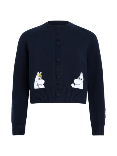 Patou X Moomin Snorkmaiden Cardigan In Blue