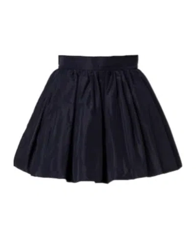 Patou Zippered Mini Skirt In Black