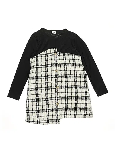 Pre-owned Patpat Kids' Dress In Black