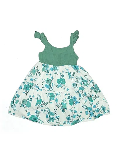 Pre-owned Patpat Kids' Dress In Teal