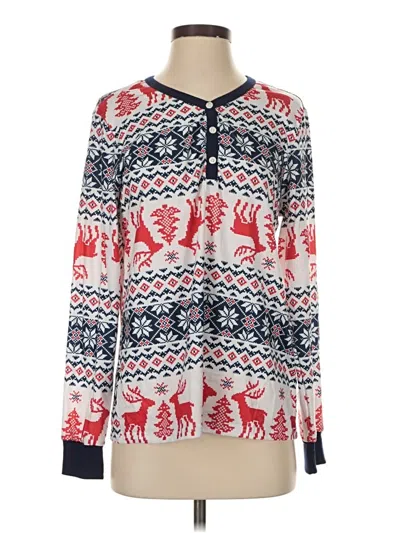 Pre-owned Patpat Long Sleeve Blouse In Red