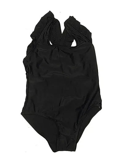 Pre-owned Patpat Kids' One Piece Swimsuit In Black