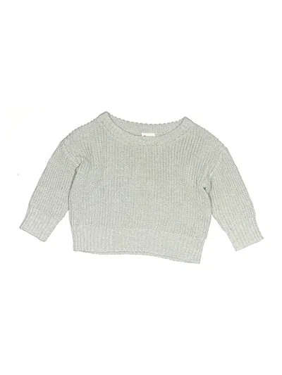 Pre-owned Patpat Babies' Pullover Sweater In Silver
