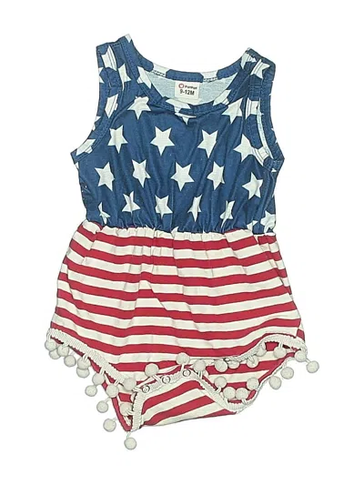 Pre-owned Patpat Babies' Short Sleeve Outfit In Blue