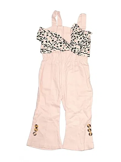 Patpat Kids' Snow Pants With Bib In Pink