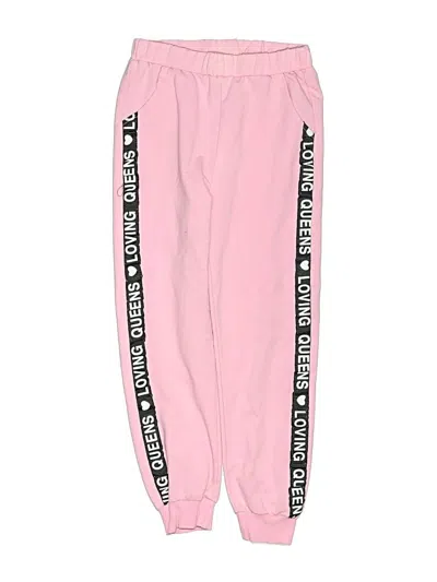Pre-owned Patpat Kids' Sweatpants In Pink