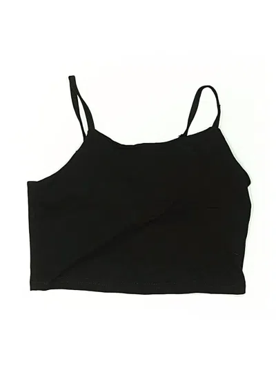 Pre-owned Patpat Kids' Tank Top Black Halter Neckline Tops