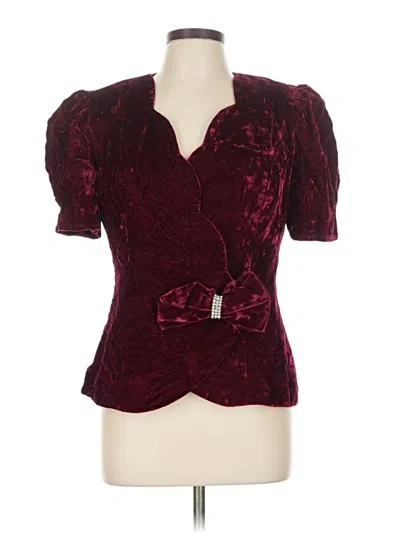 Pre-owned Patra Blazer Jacket In Burgundy