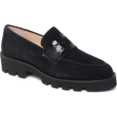 Patricia Green Boca Lug Loafer In Black